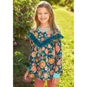 Matilda Jane   Girl's Wonderment Flower Forest Tunic     size 8
